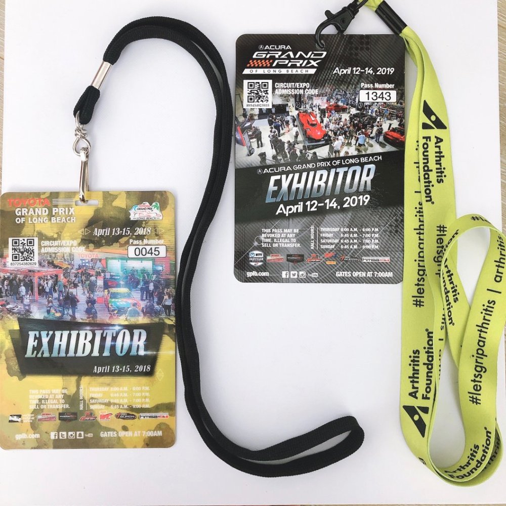 2018 TOYOTA + 2019 ACURA GRAND PRIX Long Beach Badge Collectibles